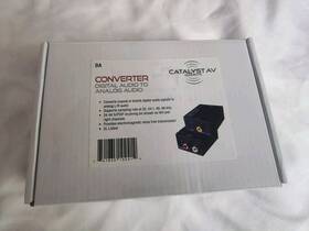 Catalyst Av 741835102414 New Connects Digital Audio To Analog Converter