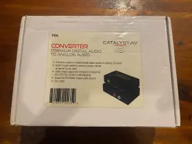 Catalyst Av 741835102759 Connects Premium Digital Audio To Analog Converter