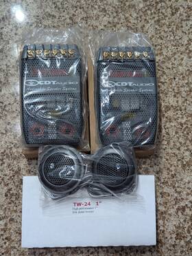 Cdt Audio 465704677147 New 2 Satnet 400 Way Crossovers For Components And Tw-24 Tweeters