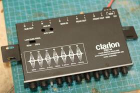 Clarion 0312-1066 Eqs744 7-band Car Graphic Equalizer With Sub Outputs