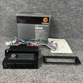 Clarion 280eqb Vintage Car 7-band Electronic Equalizer Booster Amplifier With Box