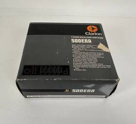 Clarion 500eqa New Vintage 5-band Graphic Equalizer Car Stereo Amplifier