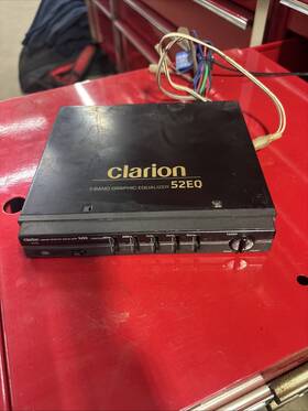 Clarion 52eq 5 Band Equalizer Old School Vintage