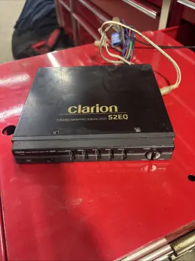 52eq Clarion 5 Band Equalizer Old School Vintage