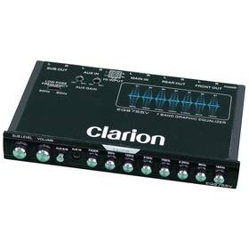 Clarion Eqs755v 7-band Car Audio 1/2-din Size Graphic Equalizer/crossover