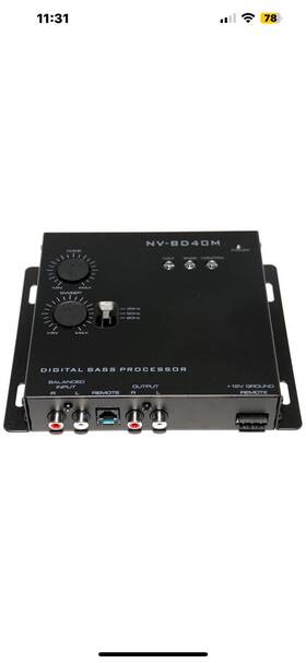 Concept Nvbd40m Digital Bass Restoration Processor Remote Epicenter