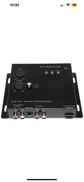 Nvbd40m Concept Digital Bass Restoration Processor Remote Epicenter