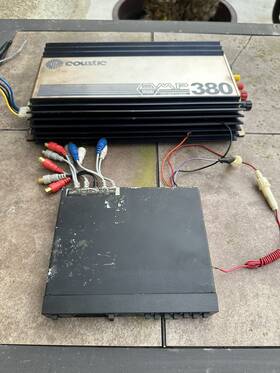 Coustic Eq1010 Eq1100 And 380 Car Graphic Equalizer Amplifier Nice Old School