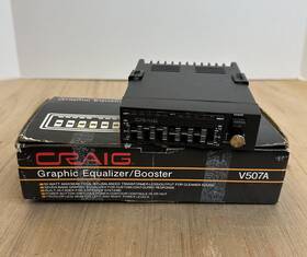 Craig V507a Vtg Graphic Equalizer Booster 7 Band 50 Watt Car Audio Untested
