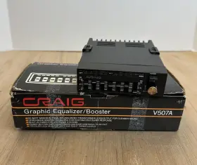 V507a Craig Vtg Graphic Equalizer Booster 7 Band 50 Watt Car Audio Untested