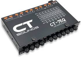 Ct Sounds 690003513876 Ct-7eq 7 Band 1/2 Din Parametric Car Audio Equalizer
