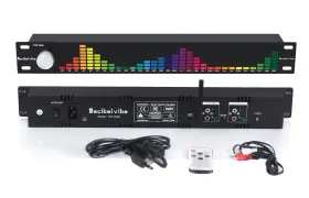 Sge6 Decibelvibe 760401930067 Tnz - Audio Graphic Equalizer With Rear Rca 3.5 Auxiliary Input And Ou