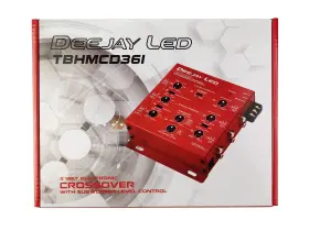 Deejay Led 816794024760 Vehicle Multi-amplifier Crossover With Rca Inputs And Outputs