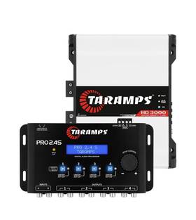 Digital Audio Hd3000 Pro2.4s Taramps 2 Ohm Amp Pro 2.4s Dsp Processor Bundle