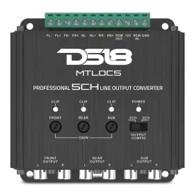 Mtloc5 Ds18 5-channel Line Output Converter With Remote Turn-on Hi-low