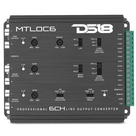Ds18 Mtloc6 6-channel High-to-low Line Output Converter Remote/automatic Turn-on