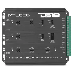Mtloc6 Ds18 6-channel High-to-low Line Output Converter Remote/automatic Turn-on