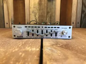 Kt30sl Elite Vintage Silver Car Dash 200w Graphic Equalizer Amplifier Eq Amp 12v
