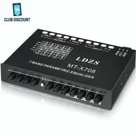 M21037-mg-us Facmogu 7-band Car Audio Equalizer Adjustable 7 Bands Eq Amplifier Graphic M21037-mg-us Facmogu 7-band Car Audio Equalizer Adjustable 7 Bands Eq Amplifier Graphic