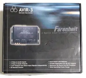 Avir-3 Farenheit 4-video And Audio Inputs 3-video Outputs Signal Boost New Avir-3 Farenheit 4-video And Audio Inputs 3-video Outputs Signal Boost New