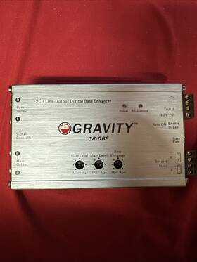 Gravity 613464922278 Gr- Dbe 2 Channel Active Line-output Converter With Digital Bass Enchancer
