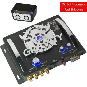 Gravity 637740958201 Pro Car Audio Digital Bass Machine Processor With Driver Epicenter