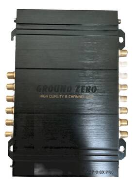 Ground Zero 037072019629 Gzdsp 6-8x Pro High Quality 8 Channel Digital Signal Processor