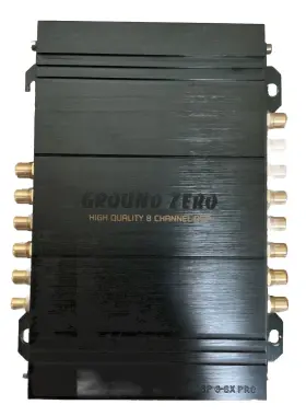 Ground Zero 037072019629 Gzdsp 6-8x Pro High Quality 8 Channel Digital Signal Processor
