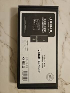 Helix Ha40019 Hec Hd Usb Interface V18 Dsp - V Eighteen
