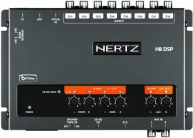 H8dsp Hertz 018823120296 H8 Dsp Drc Processor 4 Ch In Optical 8 Out Includes He Controller