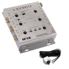 Hifonics 639939934553 Hfxr 3 Way Active Crossover With Remote 8.5 Volt Preamp Output