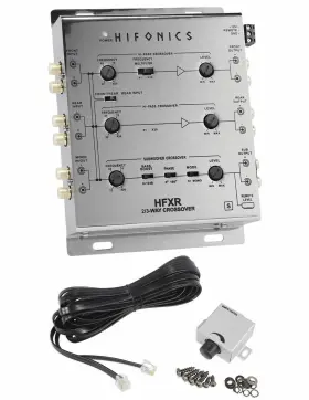6457657 Hifonics Hfxr 3-way Active Crossover With Remote 8.5 Volt Preamp Output Bundle