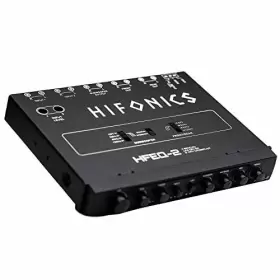 Hfeq-2 Hifonics 1/2 Din 4-band Equalizer With 9-volt Line-driver Signal Processor