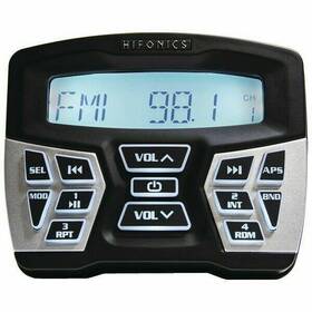 Hifonics Tps-mr1 Marine And Powersports Bluetooth Am/fm Gauge Mount Radio