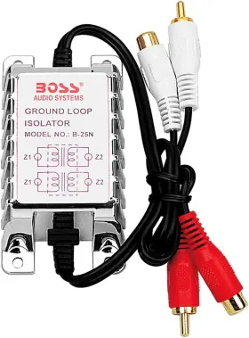 B25n  Inc. Aislador De Bucle Tierra Filtro Ruido Para Sistemas Audio C