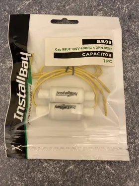 Bb99 Install Bay Bass Blocker / Non-polar 10% Capacitor Bb99 Install Bay Bass Blocker / Non-polar 10% Capacitor