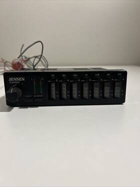 Jensen Eqa5000 Old School 7 Band Graphic Equalizer Booster Made In Japan