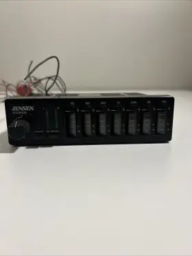 Eqa5000 Jensen Old School 7 Band Graphic Equalizer Booster Made In Japan