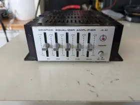 Js-50 Jet Sound Laboratories Old School Graphic Equalizer Booster Car Eq Js50 Js-50 Jet Sound Laboratories Old School Graphic Equalizer Booster Car Eq Js50