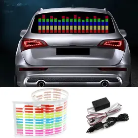 Kdcmrl-001 Keeda Sound Music Activate Sensor Car Auto Sticker Led Light Equalizer Glow Lig