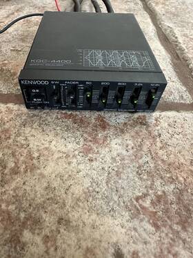 Kenwood 4400 Oldschool Baby Eq Kgc-4400 5 Bands Read Description Used Rare