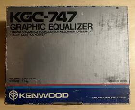 Kenwood B40-1558-04 Old School Car Audio Kgc-747 Graphic Equalizer 7 Band Made In Japan