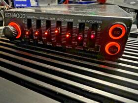 Kenwood Kgc-4042 Baby Graphic Equalizer 7 Band Old School Rare Vintage