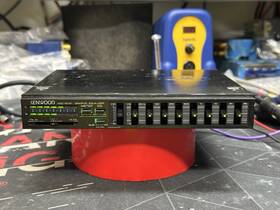Kenwood Kgc-6040 # Graphic Equalizer With Extras Vintage Old School Restored Sq Og