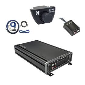 Kicker Cxa12001t-arct-ck4-loc2 Cxa1200.1 1200w Class D Amplifier With Kit Remote Stereo Line Converter