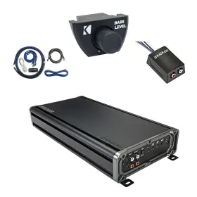 Cxa18001t-arct-ck4-loc2 Kicker Cxa1800.1 1800-watt Mono Amplifier With Kit Remote Stereo Line Converter