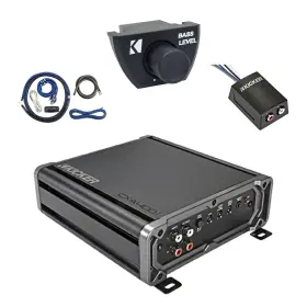 Cxa4001t-arct-ck4-loc2 Kicker Cxa400.1 400w Mono Amplifier With Kit Remote Stereo Output Converter