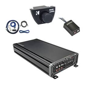 Kicker Cxa6605t-arct-ck4-loc2 Cxa660.5 4x90 Watt 4-channel Amplifier With Kit Remote Stereo Converter