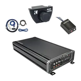 Cxa6605t-arct-ck4-loc2 Kicker Cxa660.5 4x90 Watt 4-channel Amplifier With Kit Remote Stereo Converter