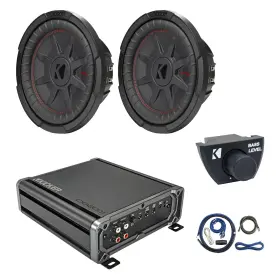 Cxa8001t-arct-ck4-2rt102 Kicker Cxa800.1 800w Mono Amplifier Remote Install Kit 10 Inch Subwoofer